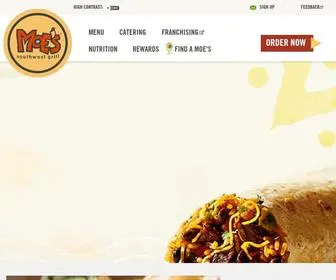 Moes.com(Mexican Restaurant & Tex Mex Grill) Screenshot