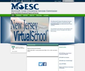 Moesc.org(Monmouth Ocean Educational Services Commission) Screenshot