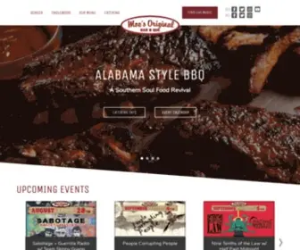 Moesdenver.com(Southern Style BBQ Restaurant) Screenshot
