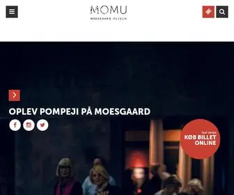 Moesgaardmuseum.dk(Moesgaard Museum) Screenshot