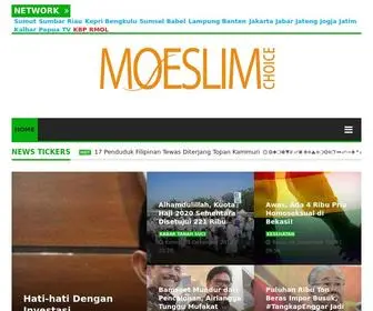 Moeslimchoice.com(Moeslim Choice) Screenshot