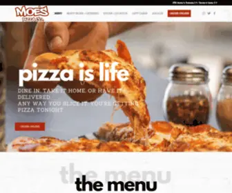 Moespizzaco.ca(Lacombe Pizza Delivery and Dine in) Screenshot