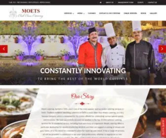 Moetscatering.com(Best Caterers in Delhi NCR) Screenshot