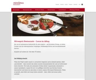Moevenpick-Restaurants.com(Mövenpick) Screenshot