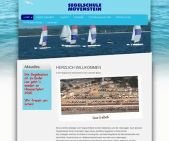 Moevenstein.de(Segelschule Moevenstein) Screenshot