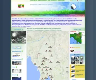 Moezala.gov.mm(Independent Burma Meteorological Department (BMD)) Screenshot