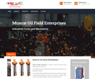 Mofeoman.com(Muscat Oil Field Enterprises) Screenshot