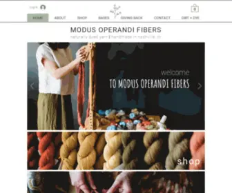 Mofibers.com(Naturally Dyed Yarn) Screenshot