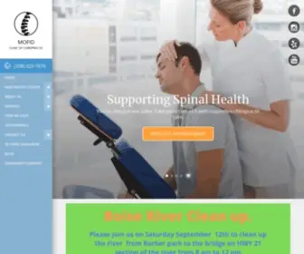 Mofidclinic.com(Chiropractor in Boise) Screenshot