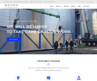 Mofika.co.za(Mofika Engineering Projects) Screenshot