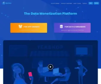 Mofiler.io(The Data Monetization Platform) Screenshot