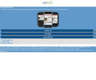 Mofuse.mobi(MoFuse Mobile Site) Screenshot