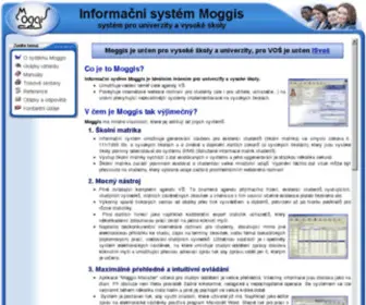 Moggis.cz(Informační systém pro univerzity a vysoké školy) Screenshot