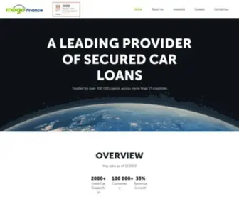 Mogofinance.com(A leading provider of secured car loans) Screenshot