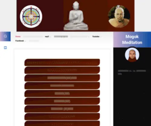 Mogokmeditation.com(Mogok Meditation) Screenshot