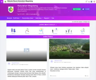 Mogolaing.id(Website Resmi Kelurahan Mogolaing) Screenshot