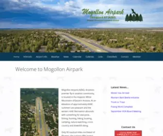 Mogollonairpark.com(Mogollon Airpark) Screenshot