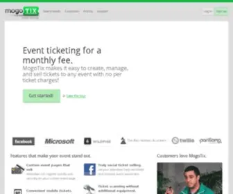 Mogotix.com(Mobile Ticketing) Screenshot