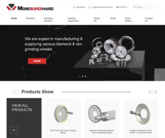 Mogrinding.com(Superabrasive Diamond Grinding Wheels) Screenshot