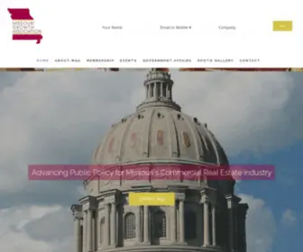 Mogrowth.com(Advancing Public Policy for Missouri's Commercial Real Estate Industry) Screenshot