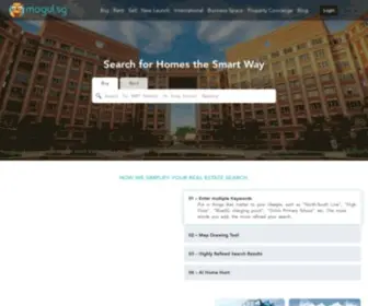 Mogul.sg(Singapore's smartest property portal) Screenshot