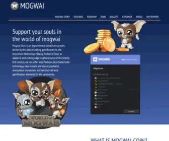 Mogwaicoin.org(Mogwai) Screenshot