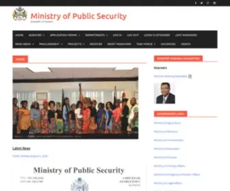 Moha.gov.gy(Ministry of Home Affairs) Screenshot