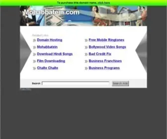 Mohabbatein.com(Explore the best matrimony site in India & UAE) Screenshot