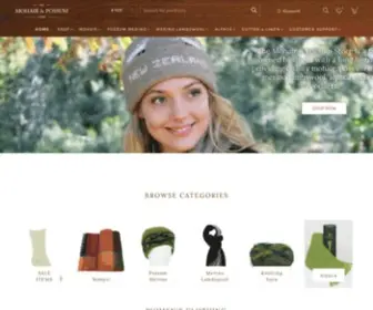 MohairpossumStore.com(The Mohair & Possum Store) Screenshot