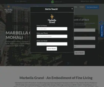 Mohaliproject.com(SRG Marbella Grand in Aerocity Road) Screenshot