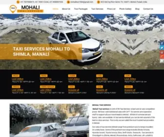 Mohalitaxi.in(Mohali Taxi Service) Screenshot