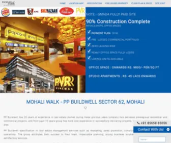 Mohaliwalk.co(Mohali Walk Project by PP Buildwell) Screenshot