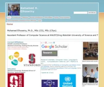 Mohamed-Elhoseiny.com(Mohamed H) Screenshot
