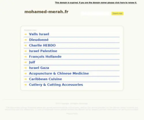 Mohamed-Merah.fr(Mohamed Merah) Screenshot