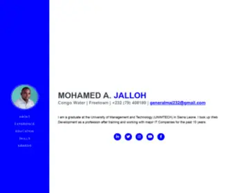 Mohamedajalloh.me(Resume) Screenshot
