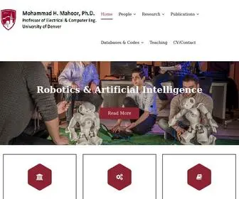 Mohammadmahoor.com(Professor, ECE) Screenshot