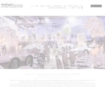 Mohanieventdesign.com(Decor Rentals Vancouver) Screenshot