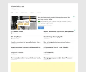 Mohanmekap.com(Android, Windows, WordPress, Made Easy) Screenshot