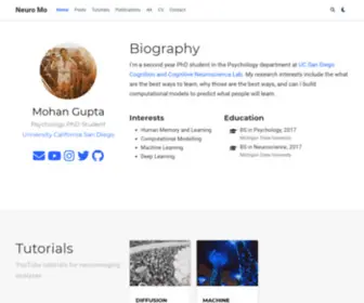 Mohanwugupta.com(Neuro Mo) Screenshot