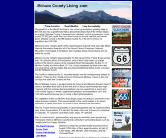 Mohavecountyliving.com(Mohave County Arizona) Screenshot