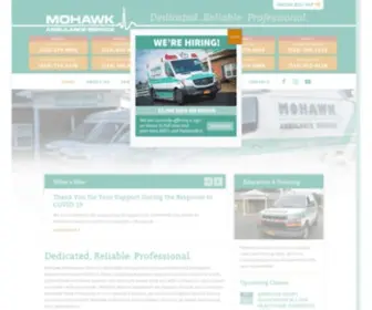 Mohawkambulanceservice.com(Mohawk Ambulance Service) Screenshot