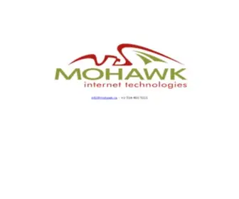 Mohawk.ca(Mohawk Internet Technologies) Screenshot
