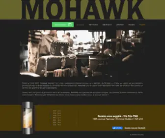 Mohawkmontreal.ca(Mohawk Barbier Montreal) Screenshot