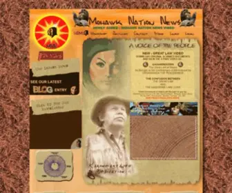 Mohawknationnews.com(Mohawk Nation News) Screenshot