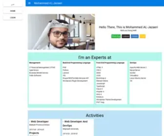 Mohdhj.com(Mohammed AL) Screenshot