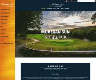 Mohegansungolfclub.com Screenshot