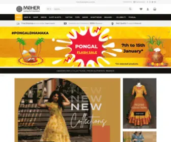 Moherfashions.com(Best Online Shopping for Dresses in Kerala) Screenshot