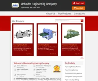 Mohindramachinery.com(Mohindra Engineering Company) Screenshot