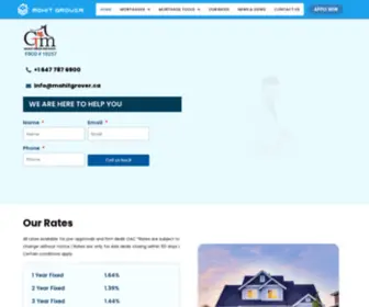 Mohitgrover.ca(Mortgage Agent) Screenshot