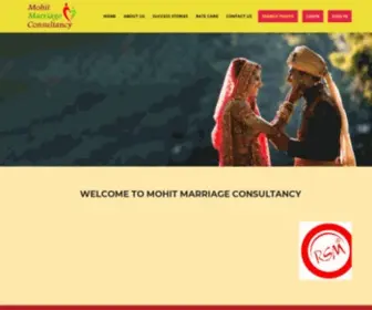 Mohitmarriage.com(Mohit Marriage Consultancy) Screenshot